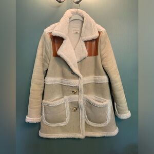Faux shearling coat from Moon River size M